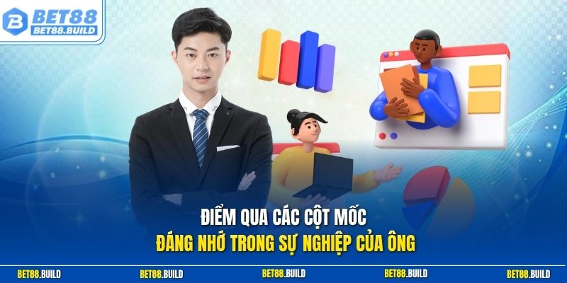 Điểm qua các cột mốc đáng nhớ trong sự nghiệp của ông